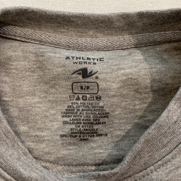 Grey Athletic Works crew neck sweatshirt. Size S. - Picture 2 of 2